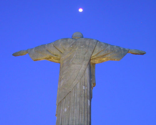 moon over head